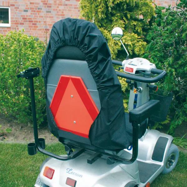 Preview: Scooter-Sitzschutz aus schwarzen Nylonmaterial