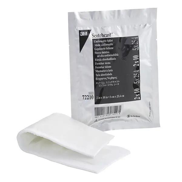 Scotchcast Conformable Splint - Fertig gepolsterte Schiene, 10 Stück, einzeln verpackt (SSB-fähig)