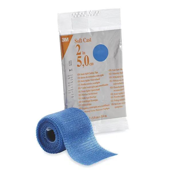 SCOTCHCAST Soft-Cast flexibler Stützverband  -  2,5 cm x 1,8 m, semi-rigide, atmungsaktiv (SSB-fähig)