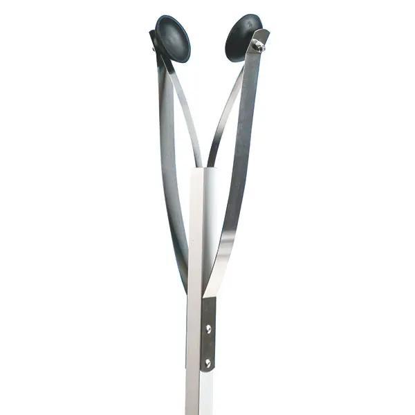 Preview: Seiten-Greifhilfe - Aus Aluminium mit weichem Gummi-Saugnapf 