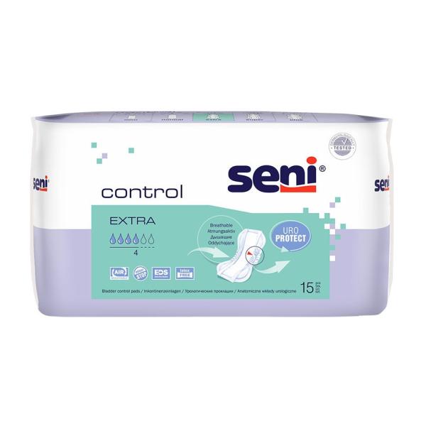 Seni Control Extra - Inkontinenzeinlage Latexfrei für leichte bis mittlere Harninkontinenz