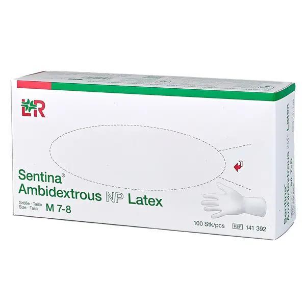 Preview: Sentina Ambidextrous - Puderfreie, unsterile Latex-Untersuchungshandschuhe