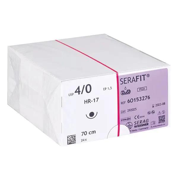 Serafit - Nahtmaterial, geflochtener resorbierbarer Faden, 24 Stück (SSB-fähig)