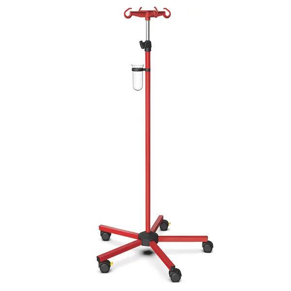 Preview: Servocomfort Infusionsständer - In 5 verschiedenen Farben mit Flaschenkreuz und Tropfglas