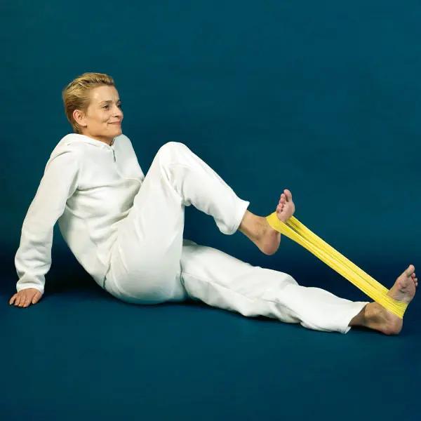 Preview: Servofit Fitnessband -  Hochelastische Latexband im 30 m Abrollspender für die Praxis