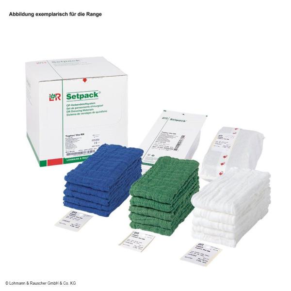 Setpack Toptex lite Bauchtücher RK - Weiß, gebrauchsfertig