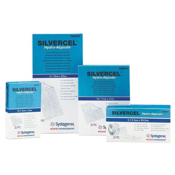 Silvercel - Antimikrobieller Hydroalginat-Verband, sterile Vlieswundauflage