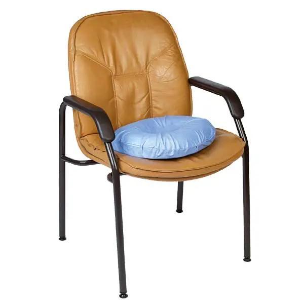 Preview: Sitzkissen - Ovales Polyurethan Schaumkissen mit waschbarem Bezug