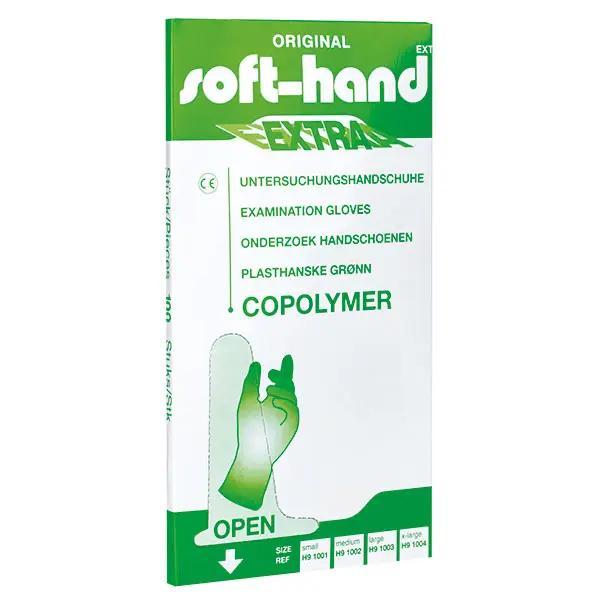 Soft-Hand Copolymer - Extra - Aus weicher, dehnbarer Folie, leicht grün getönt