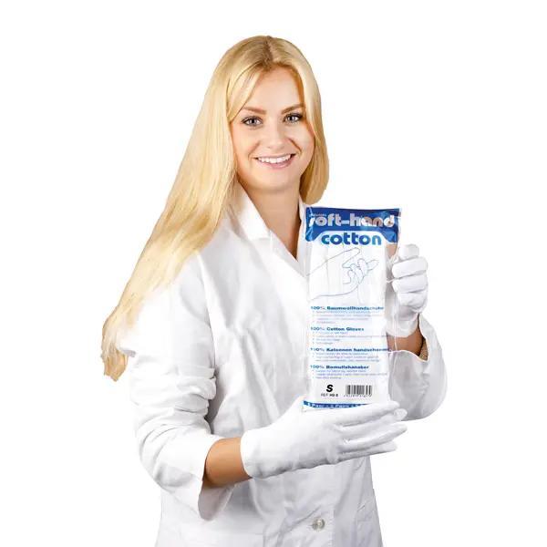 Preview: Soft-Hand Cotton Zwirnhandschuhe - Baumwollhandschuhe