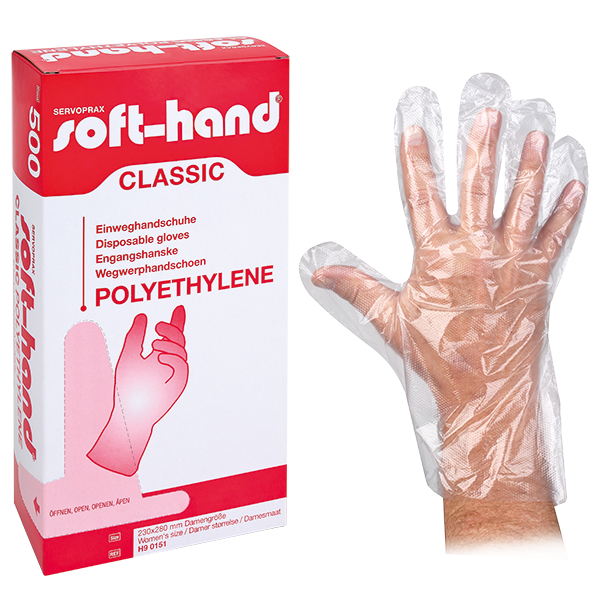 Preview: Soft-Hand Poly Classic - Einweghandschuhe