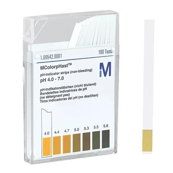 Spezial-Indikatorpapier Merck - pH-Teststreifen oder Papier auf der Rolle
