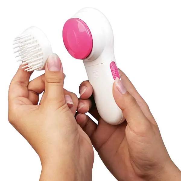 Preview: Spezial-Massagegerät zur Nervenstimulation - Mit 4 verschiedenen Massageaufsätzen