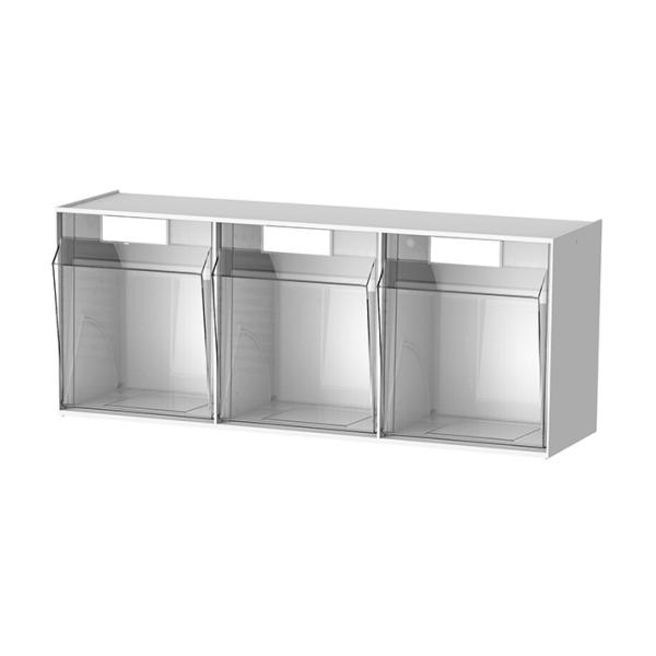 Spritzenspender, Wandmodell - Befüllung und Entnahme von oben, aus schlagfestem Polystyrol