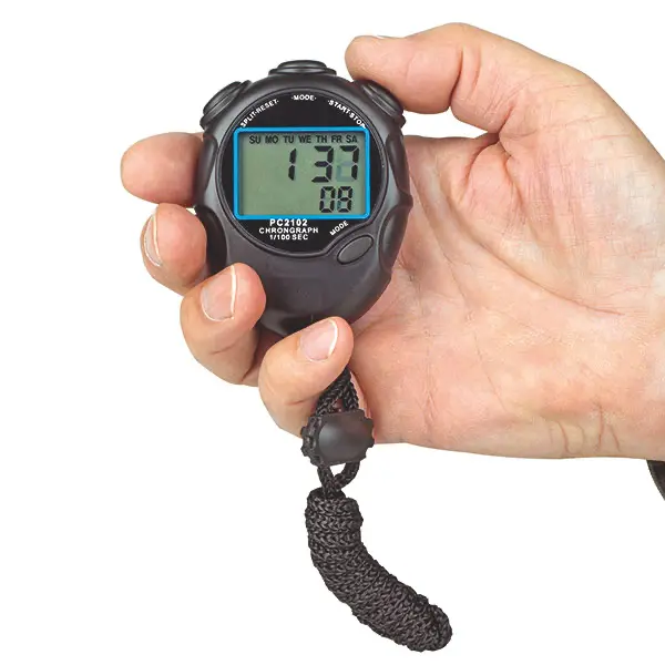 Preview: Stop-Watch Stoppuhr mit Batterie