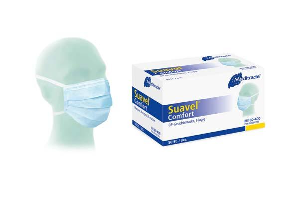 Suavel Comfort OP-Gesichtsmasken - zum Binden, 50 Stück