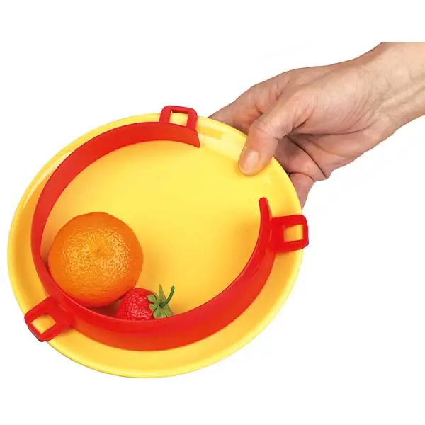 Preview: Tellerranderhöhung aus Kunststoff für Teller mit einem Durchmesser von 20 – 30 cm