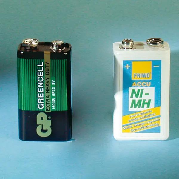 T.E.N.S. - E.M.S. - Akku NIMH 9 V Block wiederaufladbar