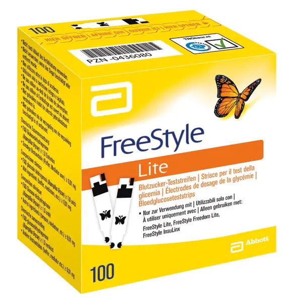 Preview: Teststreifen für das FreeStyle Freedom Lite Blutzuckermessgerät