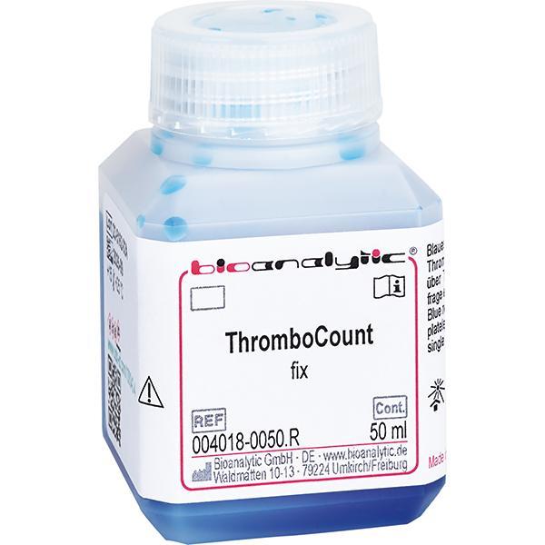 Thrombo Count "Fix" Plaxan - Blaues Spezialreagenz für die Thrombozytenzählung