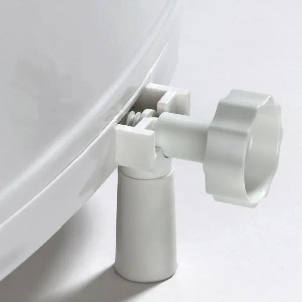 Preview: Toilettensitzerhöhung mit Deckel - 10 cm Erhöhung des Toilettensitzes