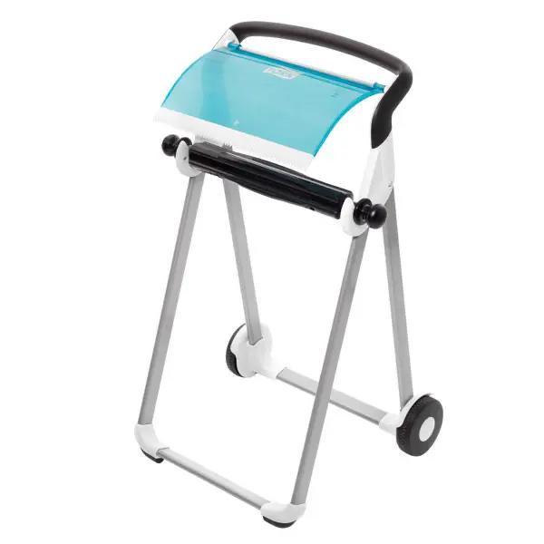 Preview: Tork Bodenständer Grossrolle - Standgerät mit Rollen für Mobilität