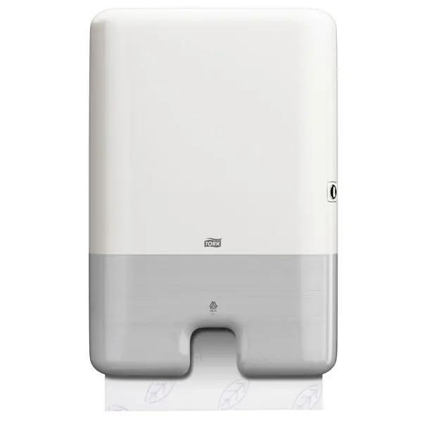 Preview: Tork H2 Elevation Falthandtuchspender Interfold - Mit Sichtfenster, abschließbar