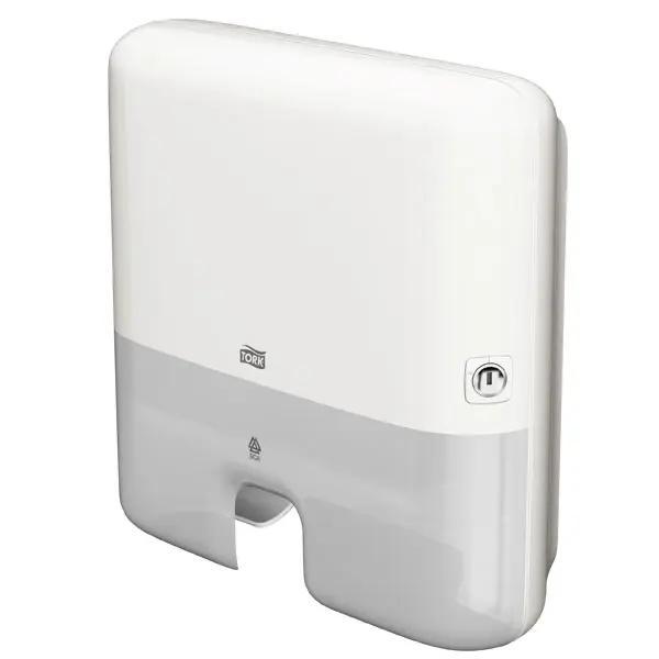Tork H2 Elevation Falthandtuchspender Interfold Mini - Mit Sichtfenster, abschließbar