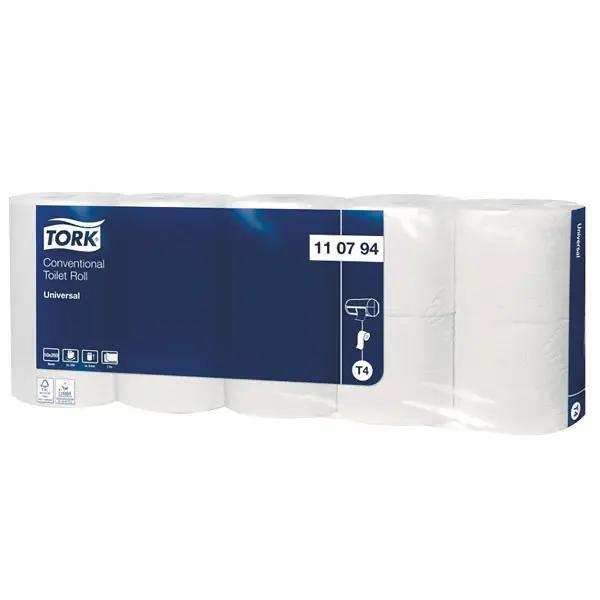 Tork Universal Toilettenpapier T4 - Weißes, 2-lagiges Tissue für T4-Systemspender