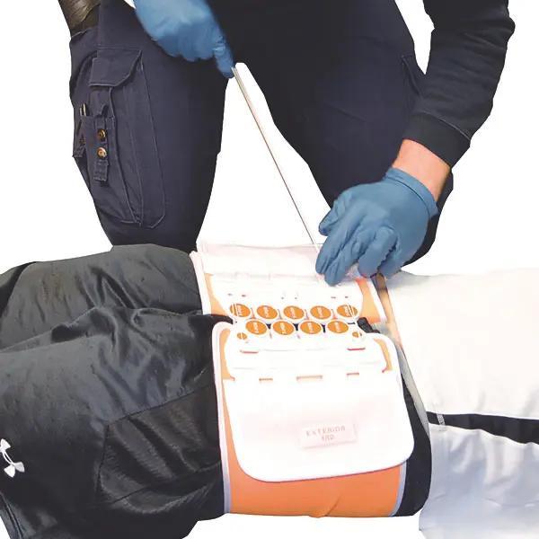 T-Pod Responder Beckenschlingen weiß/orange - Zur Stabilisierung von Beckenfrakturen