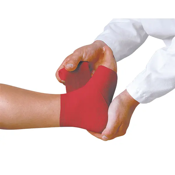 TRIGO RS-TK Binde - Kohäsive Universal-Kompressionsbinde, latexfrei - Rot - 10 cm x 4,5 m
