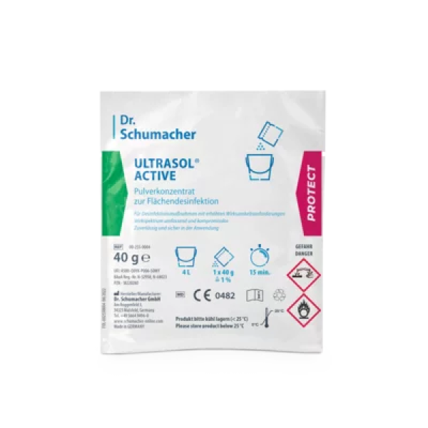 Preview: ULTRASOL active Flächendesinfektion - Pulverkonzentrat für die professionelle Nutzung