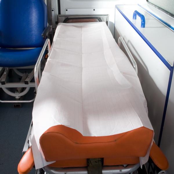 Unisan Krankentransportunterlage - 150 Stück, 100 x 200 cm, Tissue 29g/Folie 12g/m²