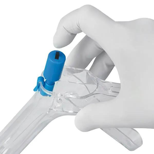 Preview: Universal LED-Leuchten inkl. nicht wechselbaren Batterien - Blau mit Adapter-Clip