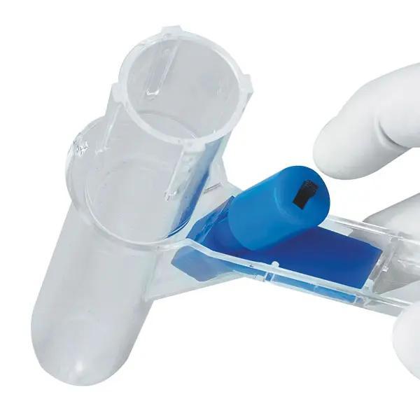 Preview: Universal LED-Leuchten inkl. nicht wechselbaren Batterien - Blau mit Adapter-Clip