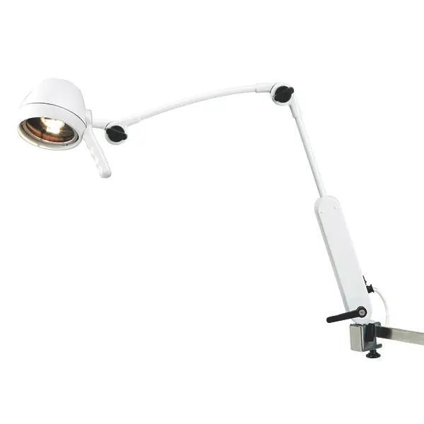 Untersuchungsleuchte Halogen ohne Stativ - Mit Doppelgelenkarm (Ausladung ca. 110 cm)