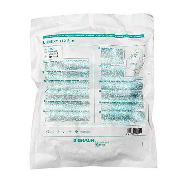 Preview: Ureofix 112 Plus - Urindrainagebeutel 2000 ml mit Handschuhen