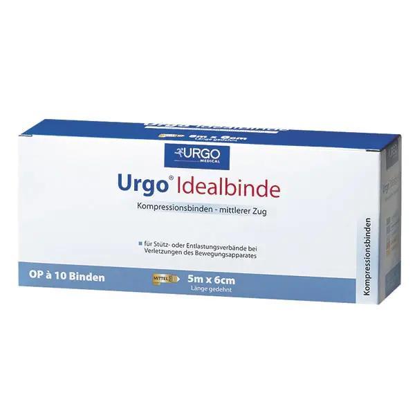 Urgo Idealbinde - Kompressionsbinden mittlerer Zug, 120% Dehnbarkeit (SSB-fähig)