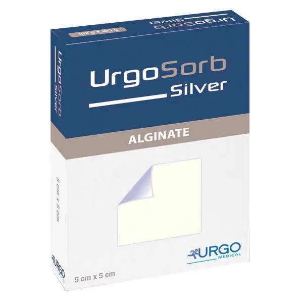 UrgoSorb Silver - Antibakterielle Alginatwundauflage mit Calciumalginat & Silberkomplex