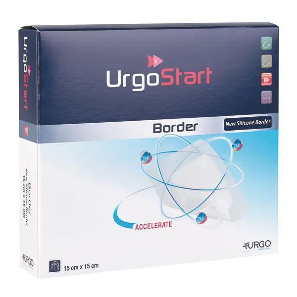 UrgoStart Border - Hochabsorbierende Polyurethan-Schaumstoffkompresse mit Silikonhaftrand (SSB-fähig)