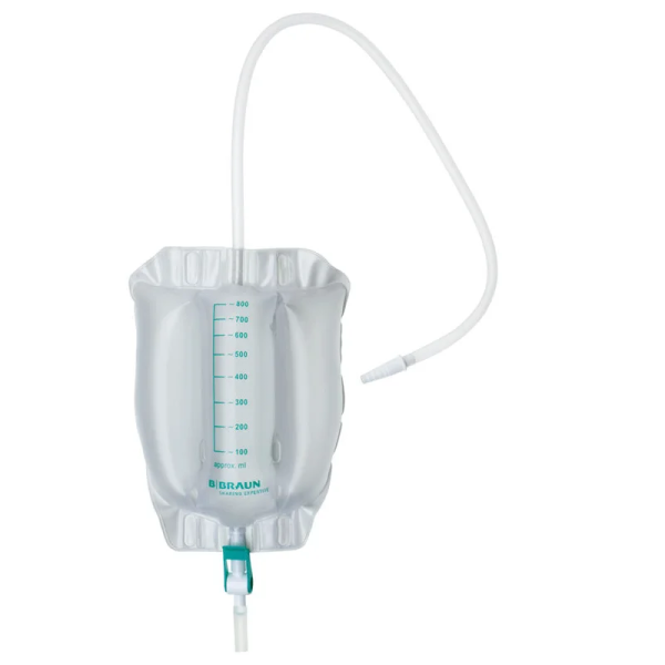 Urimed Tribag Plus Beinbeutel steril - Vliesrückseite, latexfrei, mit Sicherheitsventil