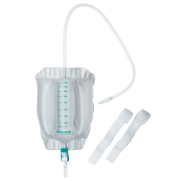 Preview: Urimed Tribag Plus Beinbeutel steril - Vliesrückseite, latexfrei, mit Sicherheitsventil