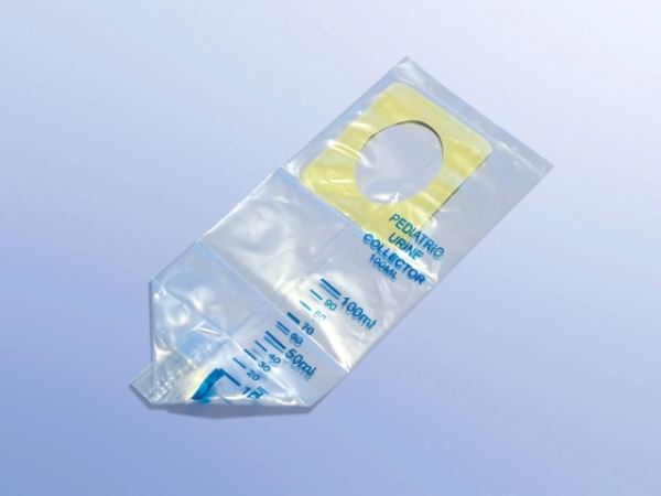 Urinbeutel für Kinder  100 ml - 100 Stück zum Ankleben, ohne Ablauf (SSB-fähig)