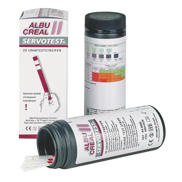 Urinteststreifen Albucreal II - Zur semi-quant.Bestimmung von Microalbumin + Kreatinin