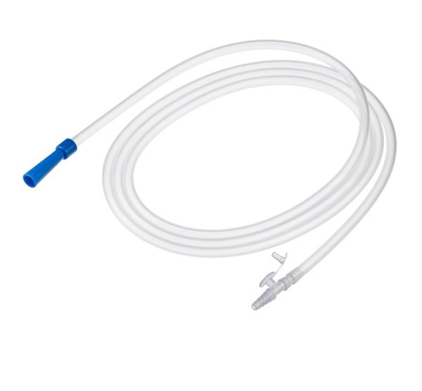 Preview: Vacufix Verbindungsschlauch - 240 cm Gesamtlänge, Größe CH 25 mit 2 Trichtern