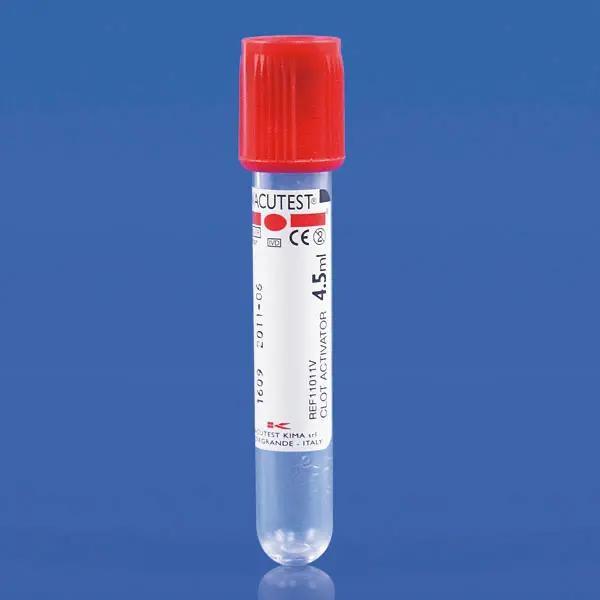 Vacutest Röhrchen für Veterinärzwecke - 4 ml mit Gerinnungsaktivator