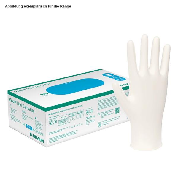 VASCO Nitril Soft white Handschuhe - unsterile, puderfreie Untersuchungshandschuhe