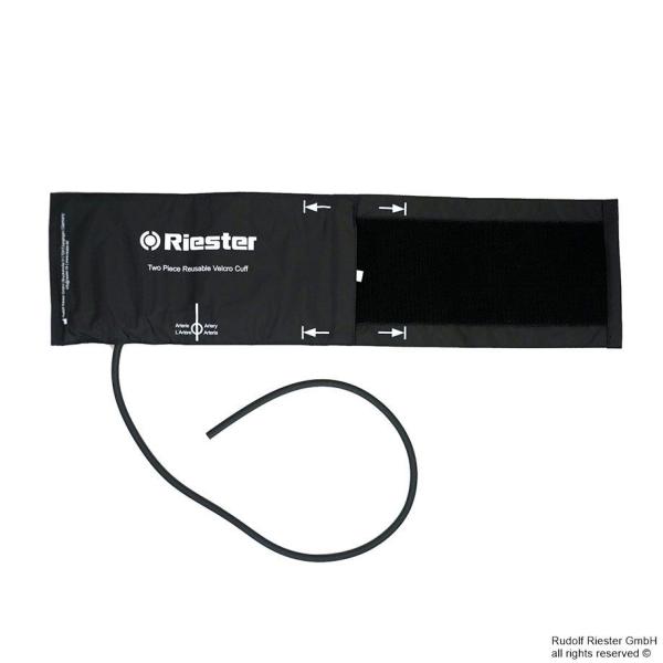 Preview: Velcro Klettenmanschette Erwachsene 54,5 x 14,5cm - 1-Schlauch, schwarz