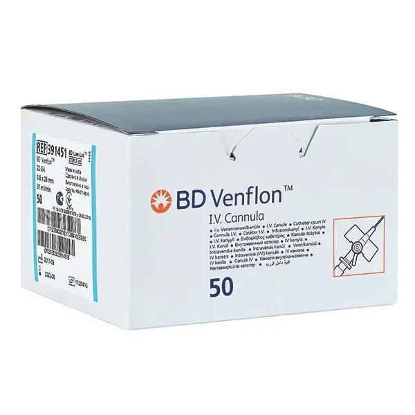 Preview: Venflon Venenverweilkanülen - mit Zuspritzmöglichkeit für Infusionen und Transfusionen 