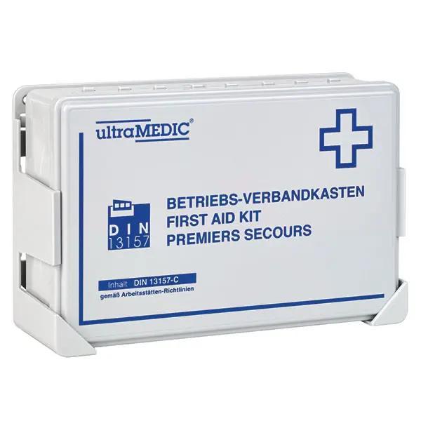 Preview: Verbandkasten - Kunststoff DIN 13157:2021 (klein), fertig gefüllt